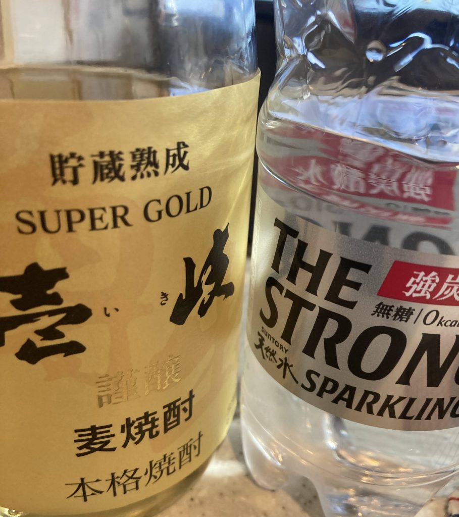 壱岐焼酎と炭酸