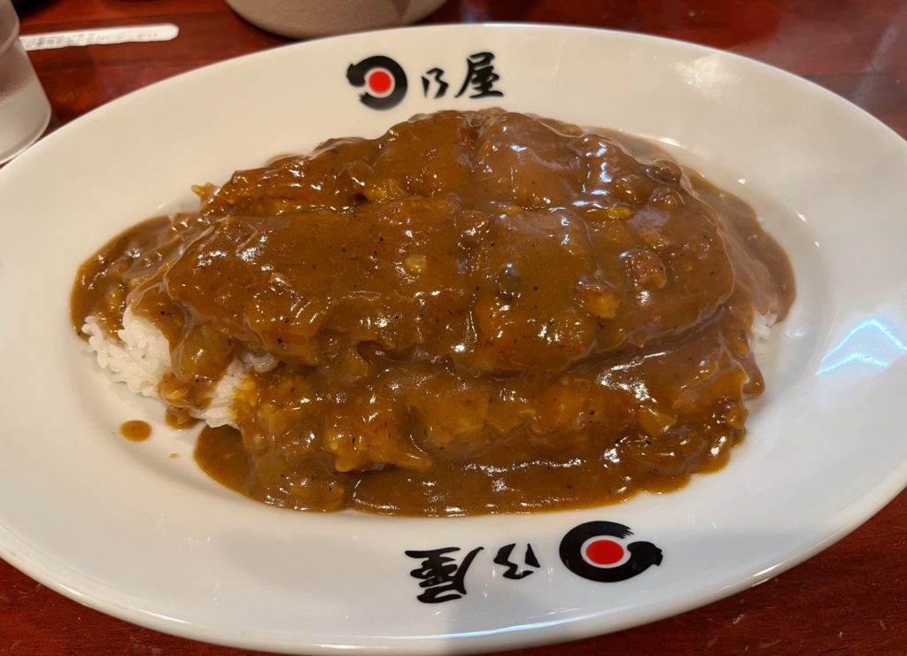 一日一食の晩御飯、日乃屋のカレー