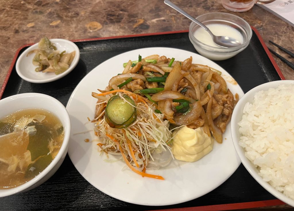 豚生姜焼き定食