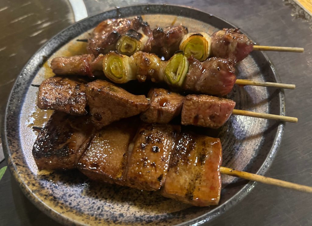 近所の焼きトンやさんで3450円