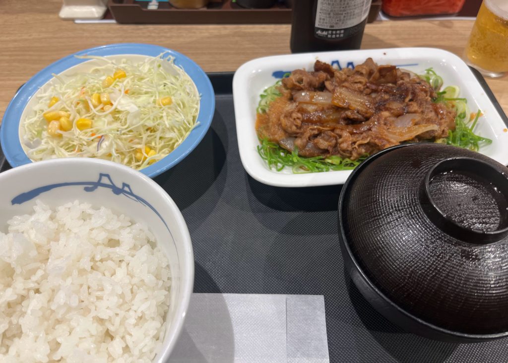 松屋の牛丼