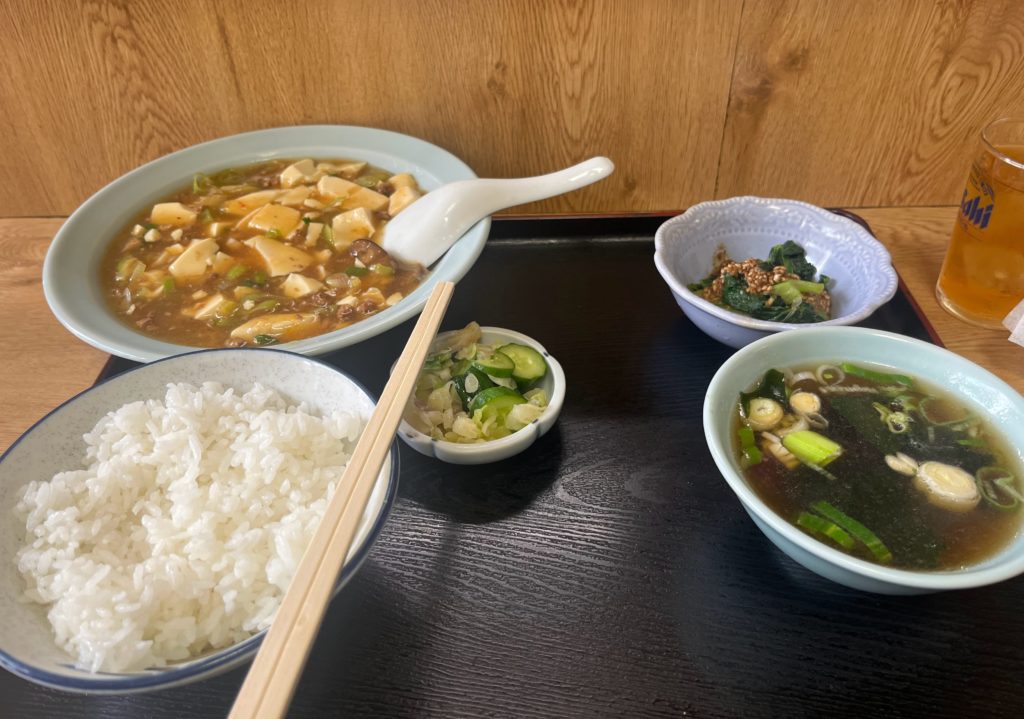 麻婆豆腐定食